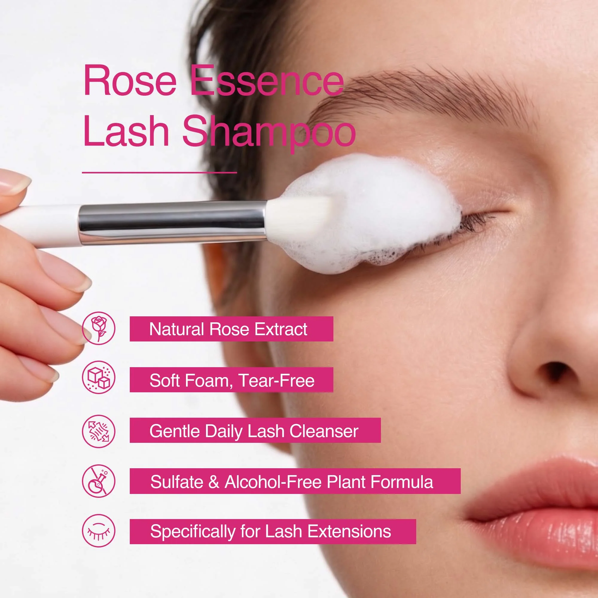 Roselle Lash Cleansing Foam - Image 3