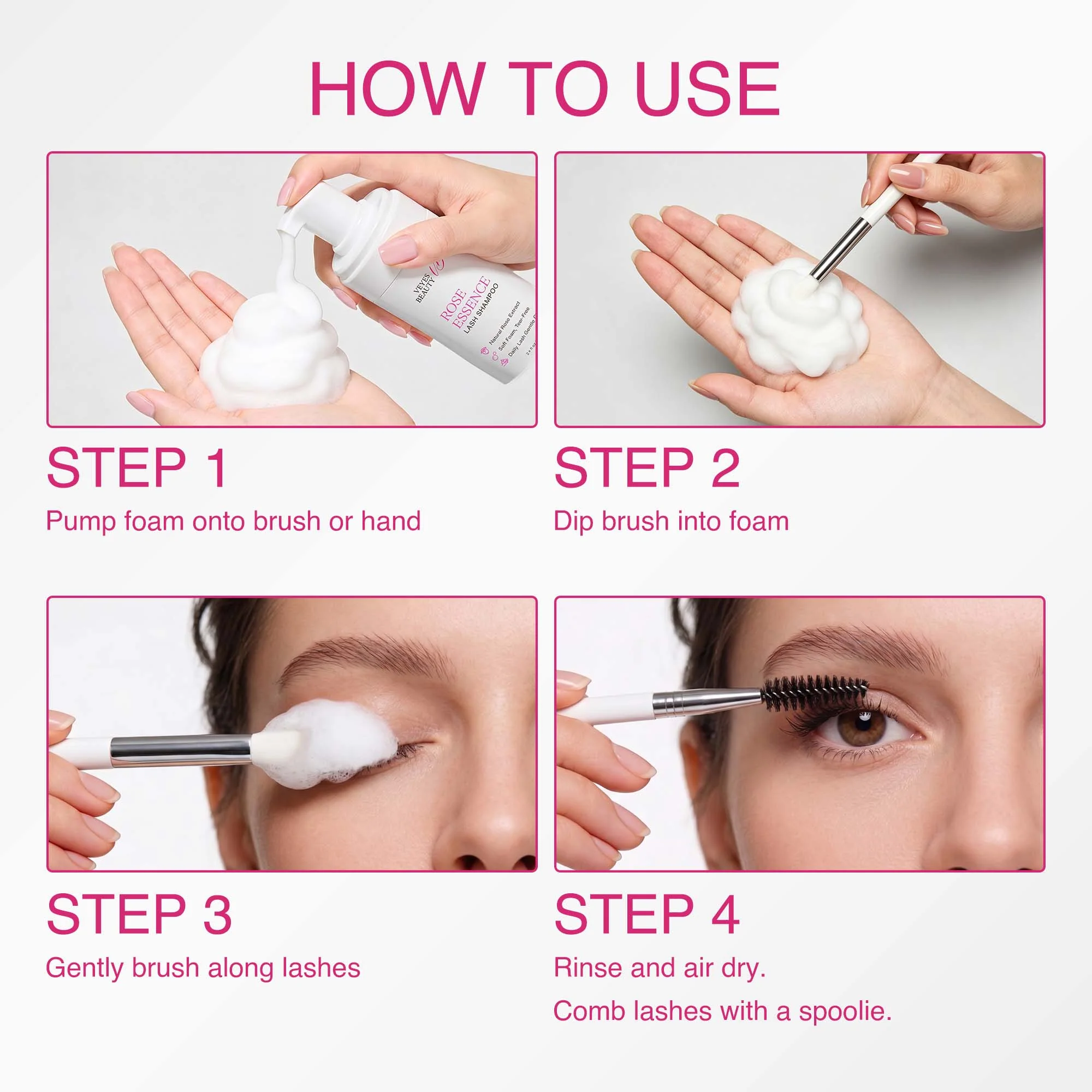 Roselle Lash Cleansing Foam - Image 7